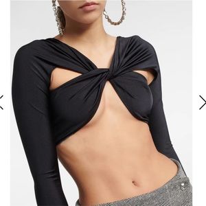 Coperni cropped twisted top